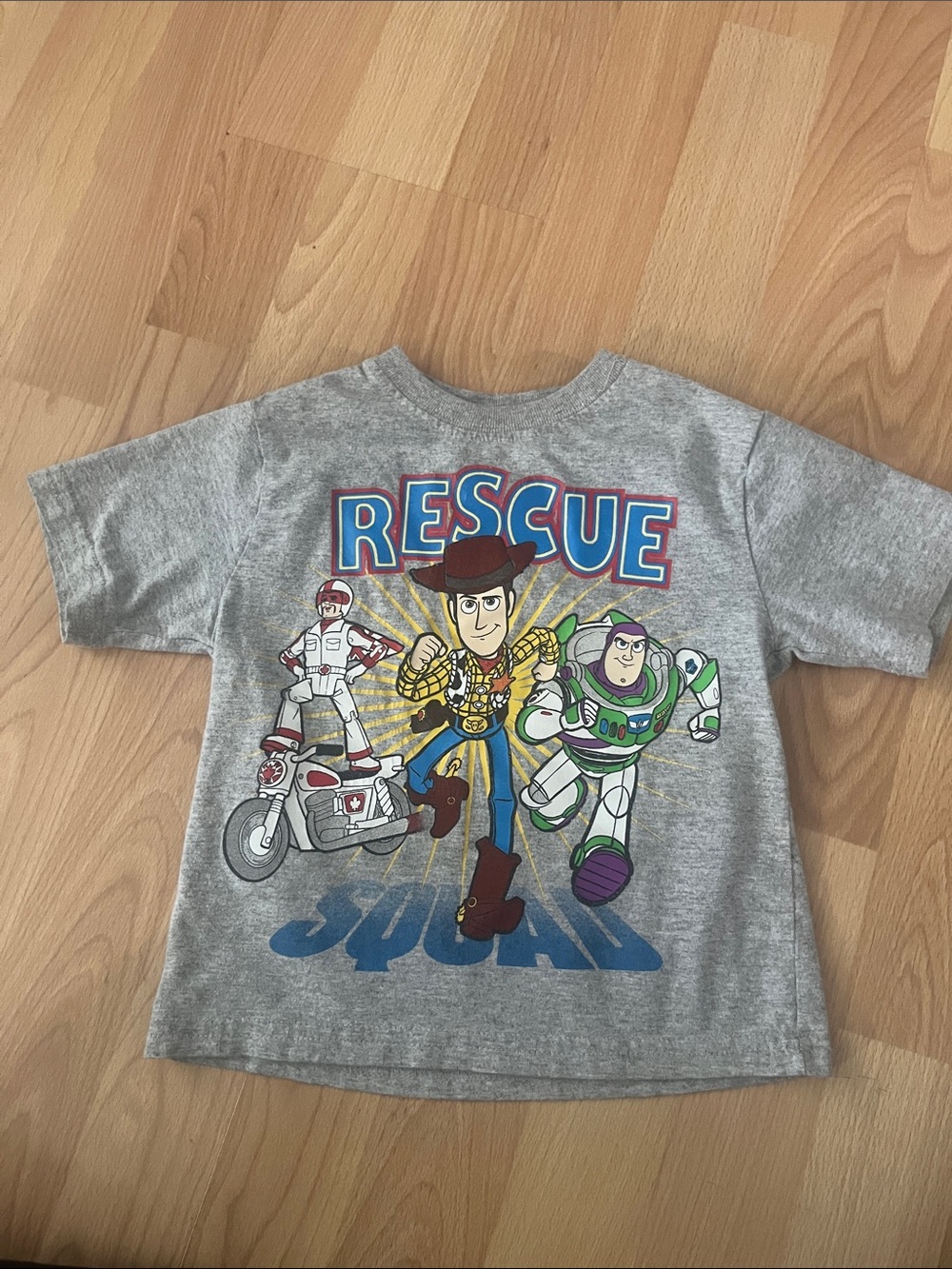 Toy Story 'Rescue Squad' Grey Kids T-Shirt